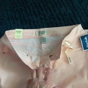 Skinny Slacks - pale peach NWT